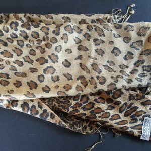Pashmina Cashmere Silk Shawl Wrap Animal Print